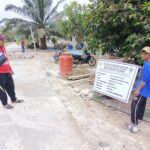 Peninjauan Langsung Pengerjaan Pembangunan Desa "Rabat Beton" Ini Pesan Kades. IMG-20240902-WA0030