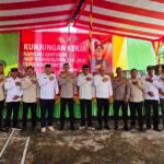 Kunjungan kerja Kapolres Banyuasin AKBP Risnan Aldino, S.I.K. M., Si. Ke Polsek Makarti jaya