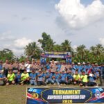 PEMBUKAAN OPEN TURNAMEN HUT BHAYANGKARA KE-80 KAPOLRES BANYUASIN CUP 2026 RESMI DIBUKA DI MAKARTI JAYA