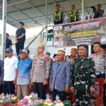 Mewakili Dandim 0430/ BA Danramil 430-02/Sungsang Kapten Inf Suji Rahmat Hadiri Pembukaan Open Turnamen HUT Bhayangkara Ke-80 Kapolres Banyuasin Cup di Makarti Jaya