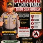 Kapolsek Banyuasin I AKP Sugeng, S.SH. Bersama Bhabinkamtibmas Gencarkan Sosialisasi Pencegahan Karhutla IMG-20260715-WA0007