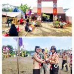 FUN CAMP PRAMUKA ZONA 2 DI DESA PANCA MULYA, SDN 22 TUNGGAL ILIR TETAP BERSEMANGAT TINGGI, RAIH PRESTASI MEMBANGGAKAN
